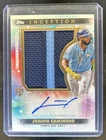 2024 Topps Inception Junior Caminero Auto Jumbo Patch Cards RC #/125 Rays