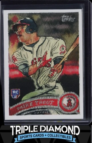 2025 Topps Shoebox Treasures Mike Trout 2011 Topps Update (RC) Angels J894