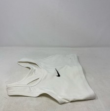 Nike Swoosh 2.0 Women  s Medium-Support Non-Padded Sports Bra White/Black Size S