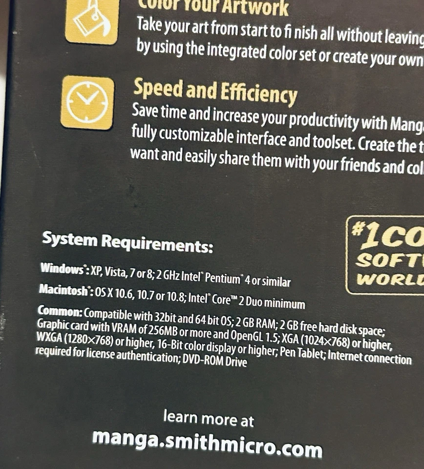 Manga Studio EX5 Full Version(DVD ROM 2013) - Image 3 of 4