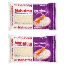 Jasmine Thai Fragrant Long Grain Rice Gluten Free 80 oz 5 lbs 2.27 kg 2 Pack