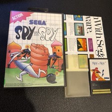 SPY Vs. SPY (1988) Sega Master System, Sega Card Box POSTER CIB