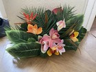 Tropical Wedding Centrepieces Monstera Palm  Orchid Birds Paradise Anthuriums