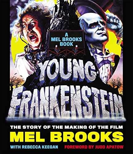 Young Frankenstein Hardcover Book by Mel Brooks and Rebecca - Acceptable Condition