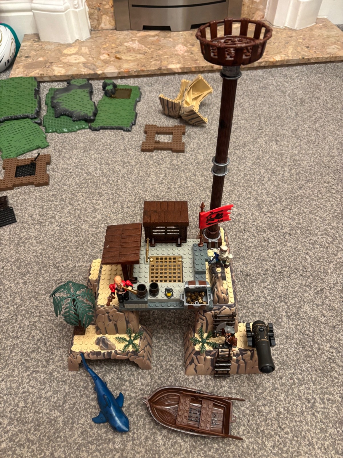 mega bloks pyrates smugglers fort no box