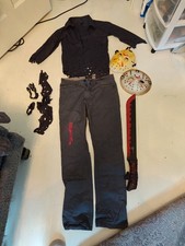 Halloween Friday the 13th Jason Voorhees Hockey Mask Machete and Pants Shirt