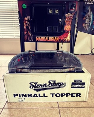 Stern Star Wars Mandalorian Official Topper Pinball Open Box.