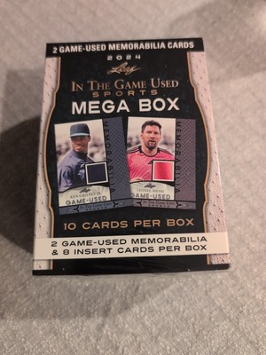 2024 Leaf In The Game Used Sports Sealed MEGA Box 2 Memorabilia 8 Inserts