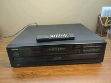 Onkyo DX-C220 6-Disc CD Changer - Tested Working - With Remote
