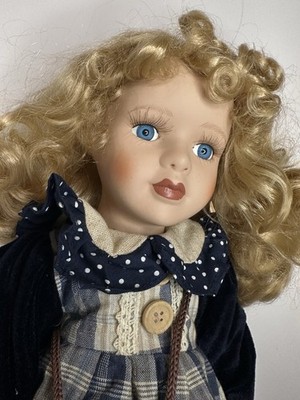  Vintage Sammlerpuppe Hayley - exquisite handgefertigte Porzellanpuppe