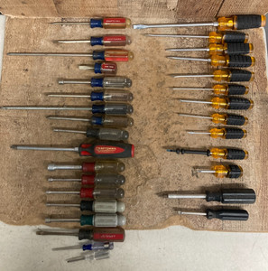 MASSIVE! Lot of 30+ Craftsman + Mixed Screwdriver Set + Nut Drivers