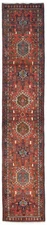 Handmade Red Tribal Geometric Oriental Runner Rug Vintage Hallway Carpet 3X12 ft