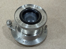 Leica 50mm F/3.5 Early Leitz Elmar Nickel No Serial Leica Ltm m39 Lens in mtr