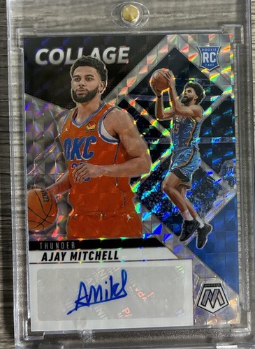 Ajay Mitchell #25 2024 Panini Mosaic Collage Autograph card