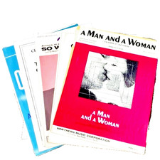 Vintage Sheet Music Lot of 10 Songs