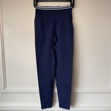 PINK Victoria's Secret High Waist Seamless Full Length Blue Leggings Size XS