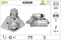 Anlasser FÜR MERCEDES-BENZ Vito Tourer (W447) - Valeo 438269