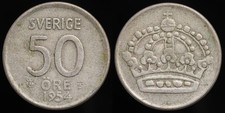 1954 Sweden 50 ore
