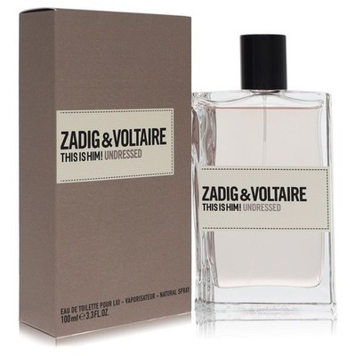 This Is Him Undressed by Zadig & Voltaire 3.3 Eau De Toilette Spray for Men