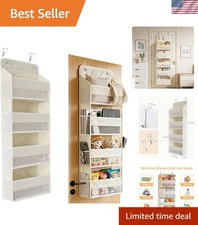 Over the Door Organizer, Door Storage Organizer with Large Capacity Pockets, ...