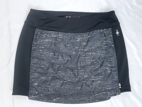 Smartwool Skirt Women Medium Wool Black Smartloft 60 Insulated Pull On - Picture 1 of 7