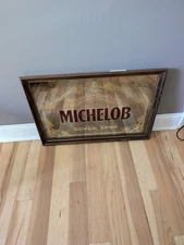 New Nos Anheuser Busch Michelob Beer d Mirror Sign 28x18