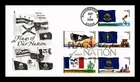 US COVER FLAGS OF OUR NATION FIRST DAY ISSUE COMBO ARTCRAFT