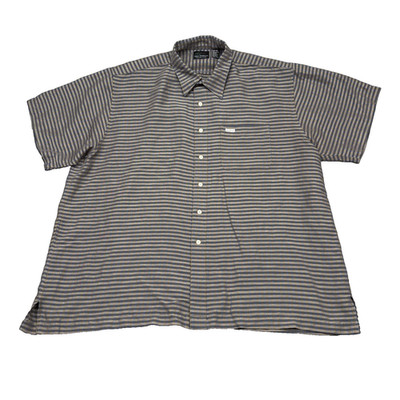 Greg Norman Collection Mens XXL Short Sleeve Button Up Shirt Linen / Rayon