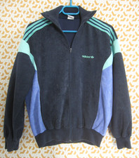 Veste Adidas Challenger marine verte Ventex 80'S Vintage Jacket homme - 168 / S