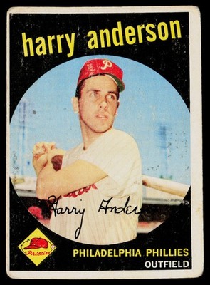 1959 Topps Set-Break #85 Harry Anderson, Very Good , (HUCK'S)