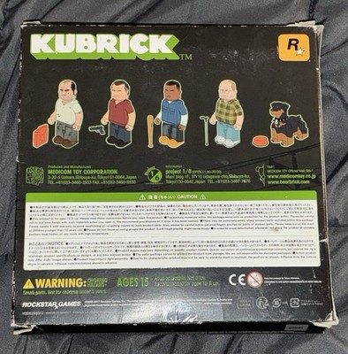 Kubrick Figure Set Medicom Grand Theft Auto V GTA 5 Rockstar Games