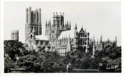s18650 Kathedrale Ely Cambridgeshire England Walter Scott RP Postkarte