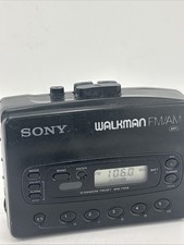 Sony Walkman WM-FX 28 FM/AM Cassette Player Mega Bass AVLS Black