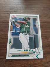 2021 Bowman Draft #BD-153 Robert Puason (ATHLETICS)