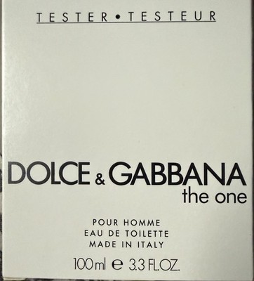 Dolce & Gabbana The One Pour Homme Eau de Toilette Spray Tester 3.3 fl oz
