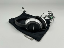 Bose AE2 Over Ear Wired Headphones Black/Silver w/ Carrying Bag - Tested Working