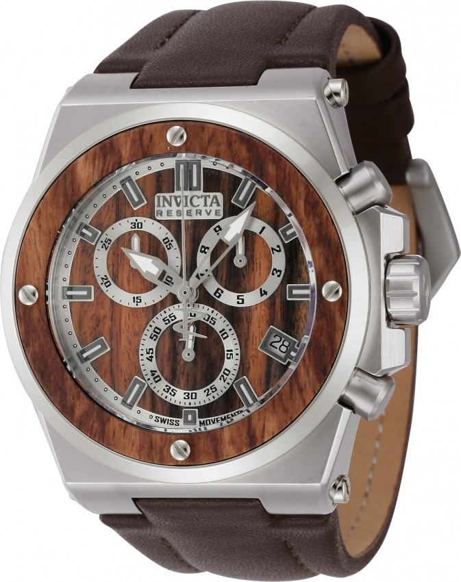 Invicta Akula Chronograph Day Date Quartz Brown Dial Unisex Watch 45715