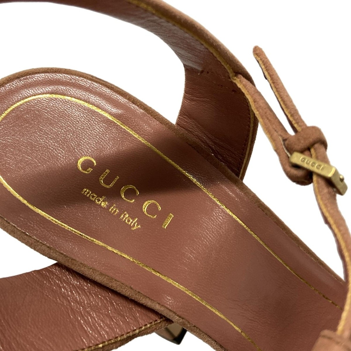 GUCCI sandals rhinestone pink thumbnail 9