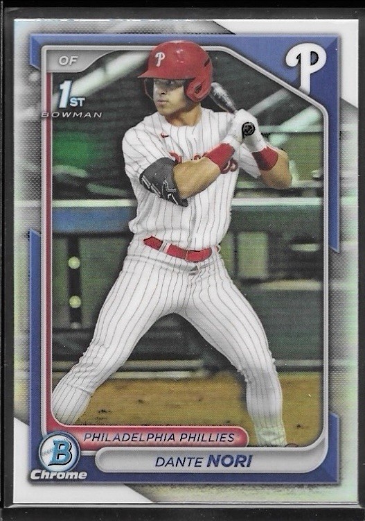 2024 Bowman Draft - Dante Nori Chrome Refractor 1st Bowman #BDC-16 Phillies