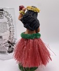 Lovely Hawaiian Dashboard Hula Doll Girl Dancer Red Grass Skirt Figure KC NEW — photo 3