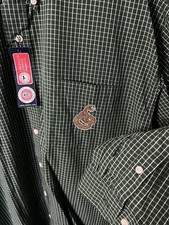 Florida A&M Rattlers Men’s 2XL Green Check Dress Shirt NWT $50