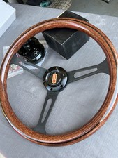 1969 To 1994 Oldsmobile Models Steering Wheel Adapter Hub Wood Grain Grip 15in