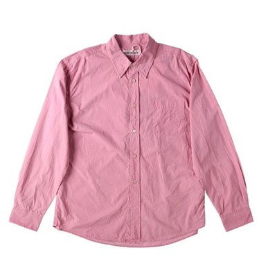 OUR LEGACY Herren Beyond Button Up Popeline Hemd Rosa Kragen Größe 48 UVP 270
