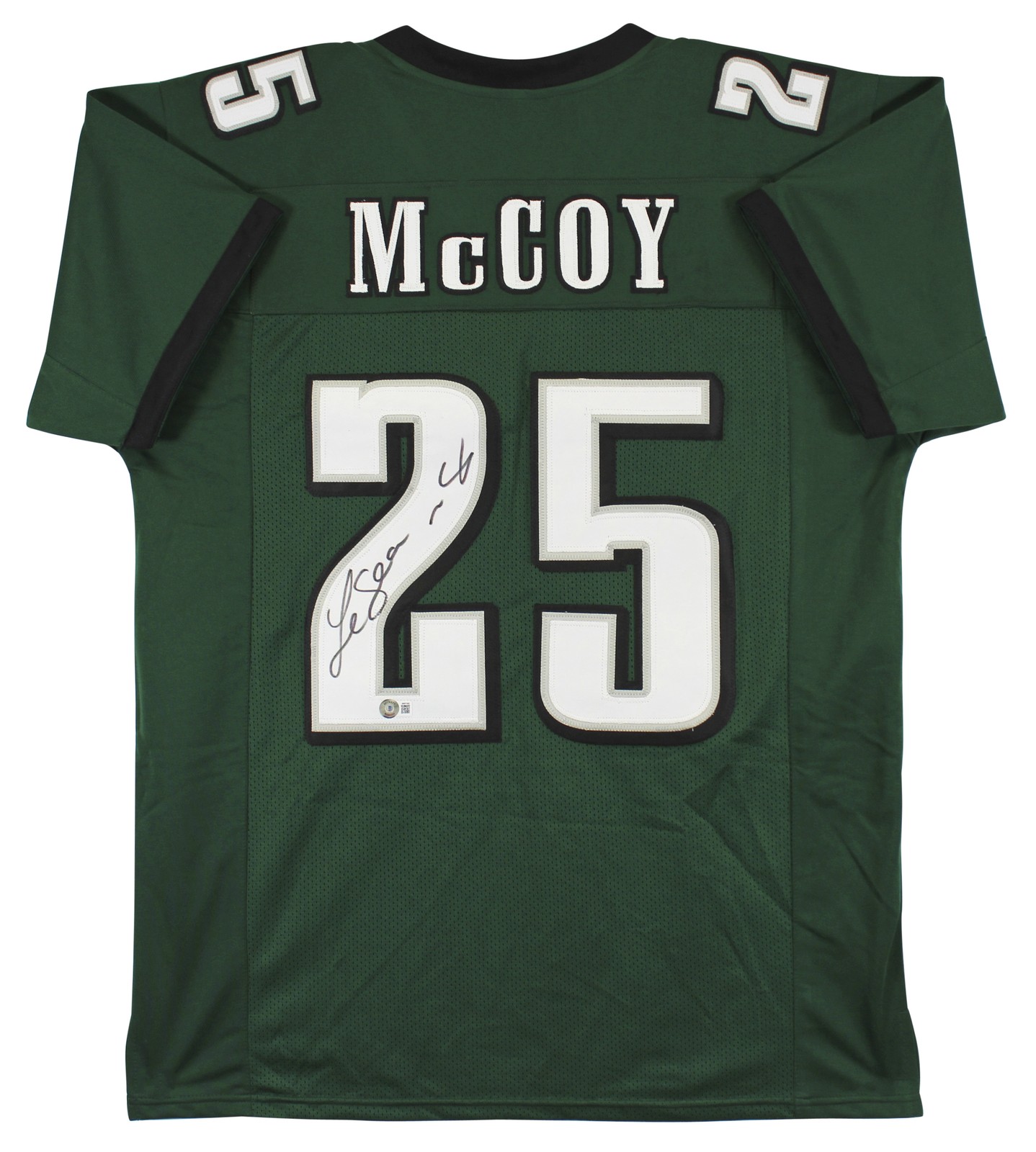 LeSean McCoy Autographed Signed Philadelphia Eagles Authentic Green Pro Style Jersey BAS Witnessed 