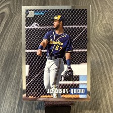 JEFERSON QUERO 2021 Bowman Heritage Chrome #219 Prospect Brewers