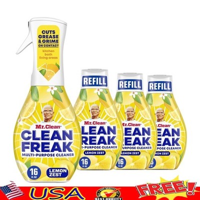 Multi Surface Cleaner Spray 3X Cleaning Power Power Nozzle Lemon Scent Refill US