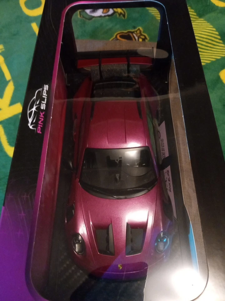 Jada розовый скольжения Porsche 911 GT3 RS 1:18 новый фиолетовый новый и редкий - Изображение 4 из 4