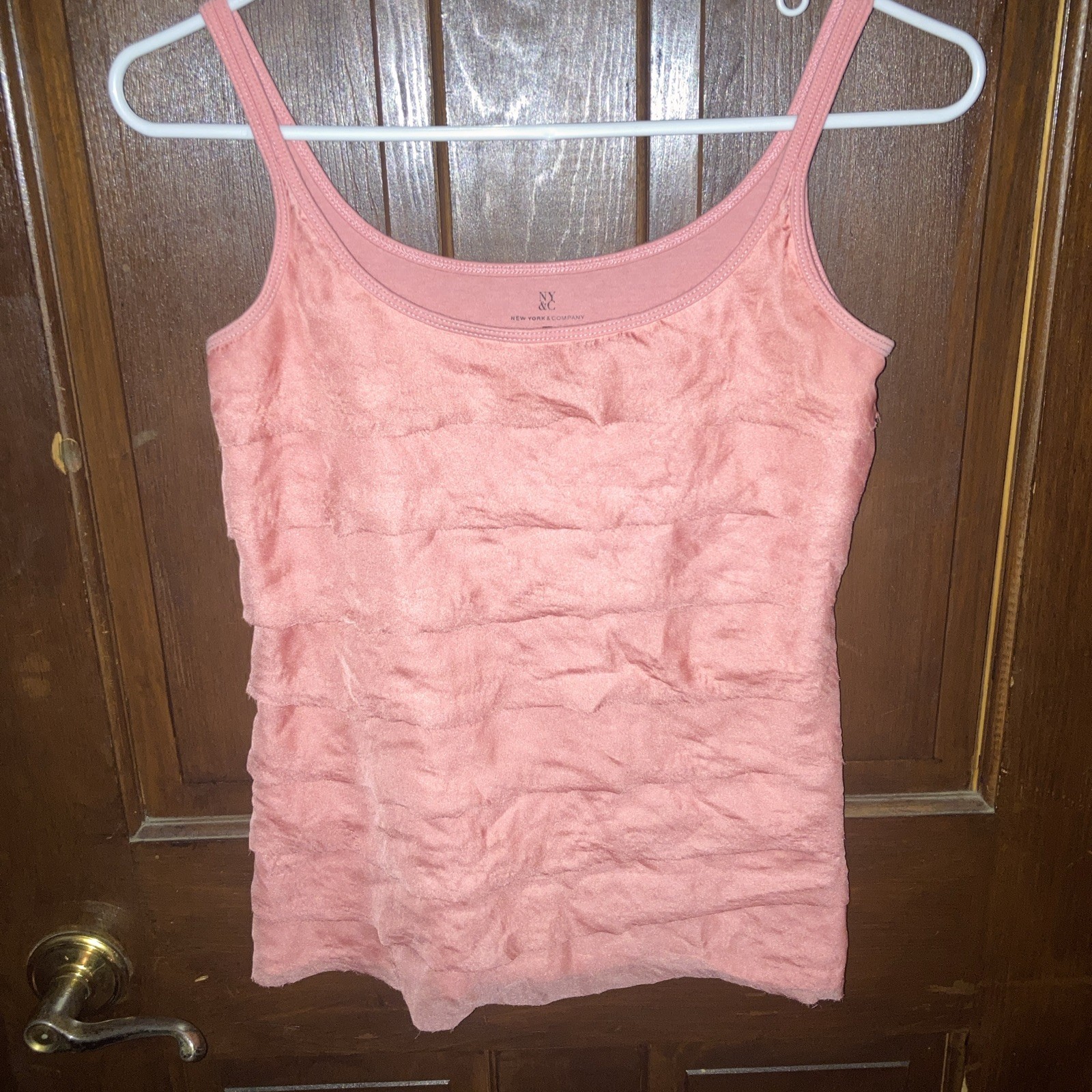 Women’s Beautiful Summery Peach Tank Top Size S