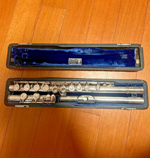 Vintage 1957 Wm. S. Haynes Solid Silver Flute, Serial 25796, Golden Age Quality
