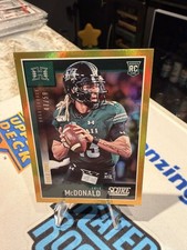 2020 Score - Rookies Cole McDonald #355 Gold (RC) /50 HAWAII